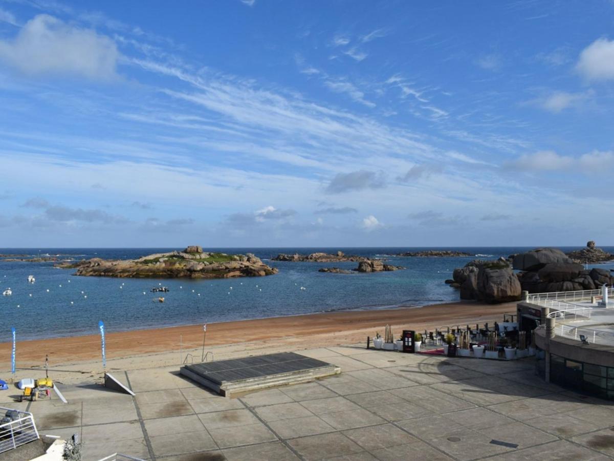 Superbe Appartement Avec Vue Mer Et Parking A Tregastel - Fr-1-368-29 외부 사진